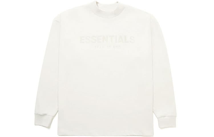 Футболка Fear of God Essentials Innersect Adult Ls Tee Greige LogoT - изображение 1