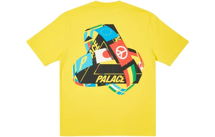 Футболка PALACE National Flag Triangle Print Short Sleeve T-shirt T - изображение 1