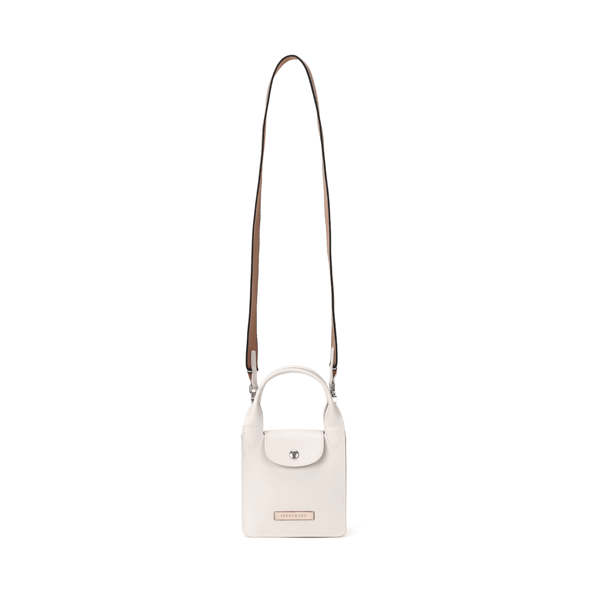 Сумка LONGCHAMP Le Pliage Xtra Коровья кожа Сумка на одно плечо Мини Женский Бумага Белый - изображение 1