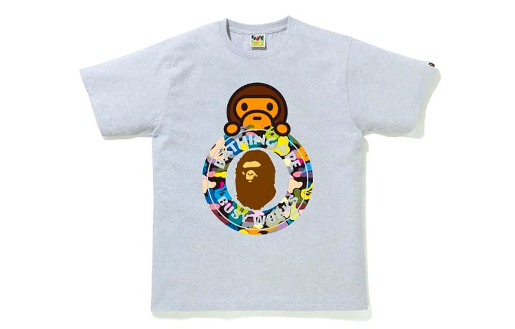 Футболка BAPE Multi Camo Milo Busy Works Tee T - изображение 1