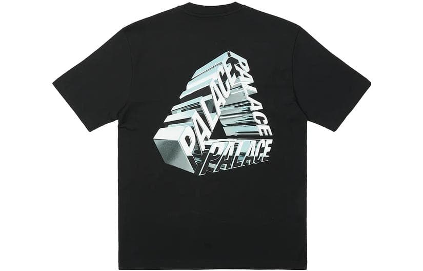 Футболка PALACE SS23 TRI-CHROME T-SHIRT BLACK LogoT - изображение 1