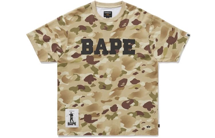 Футболка BAPE x Alpha Industries LogoT - изображение 1