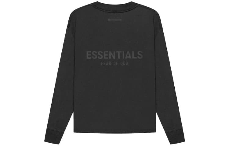 Кофта Fear of God Essentials SS21 Long Sleeve Tee Stretch Limo LogoT - изображение 1