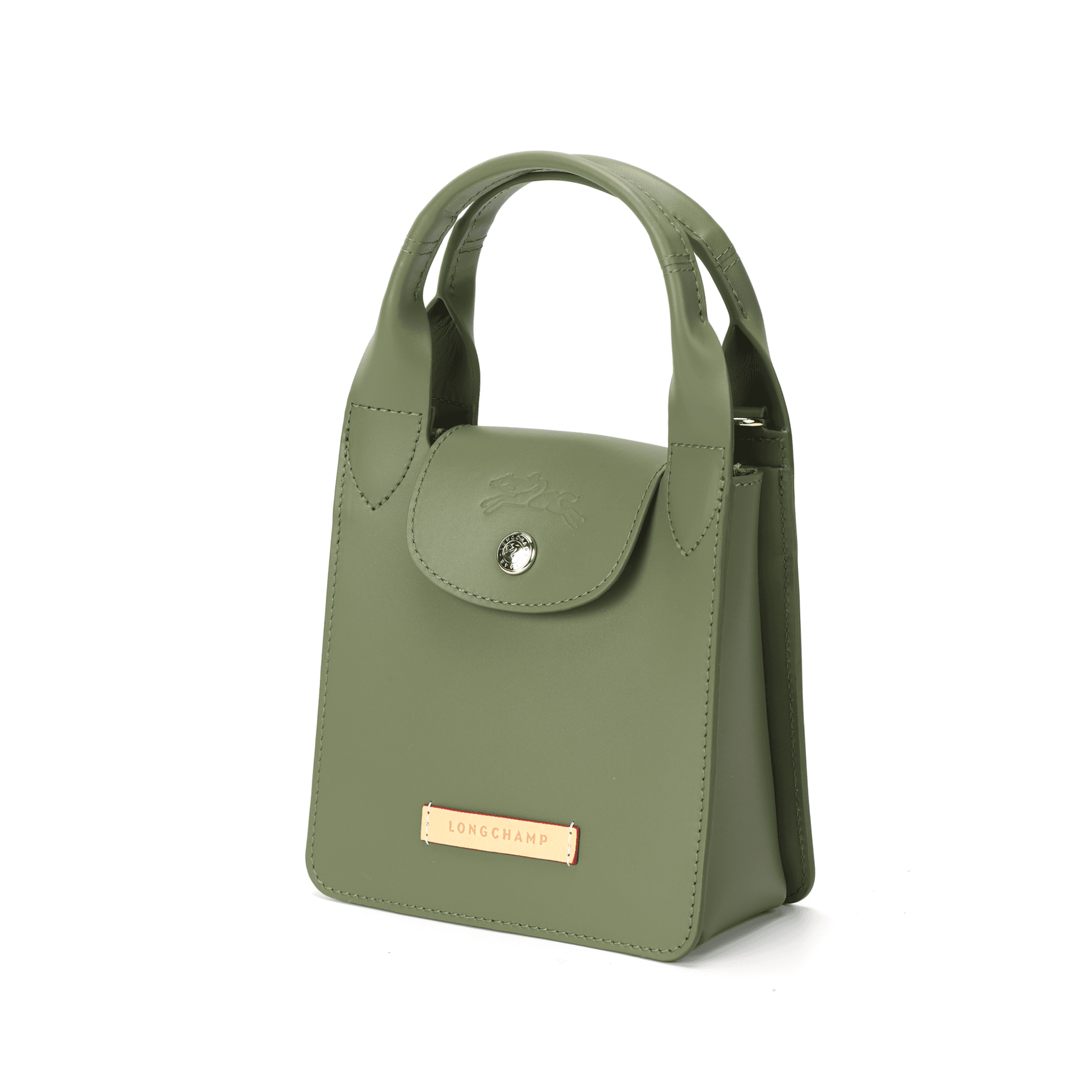 Сумка LONGCHAMP Le Pliage Xtra Телячья кожа Сумка на одно плечо Мини Женский Ферн Зеленый - изображение 2