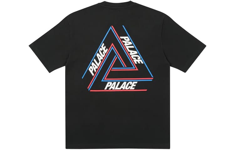 Футболка PALACE Basically A Tri-freg T-shirt Black T - изображение 1