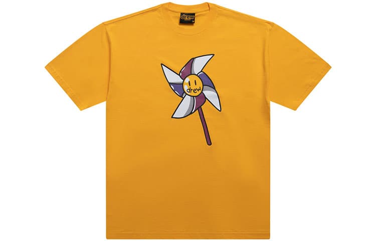 Футболка Drew House SS22 Pinwheel Ss Tee LogoT golden yellow - изображение 1