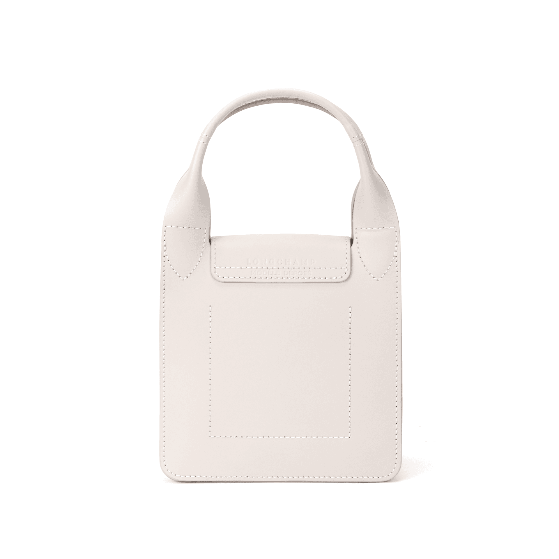 Сумка LONGCHAMP Le Pliage Xtra Коровья кожа Сумка на одно плечо Мини Женский Бумага Белый - изображение 3