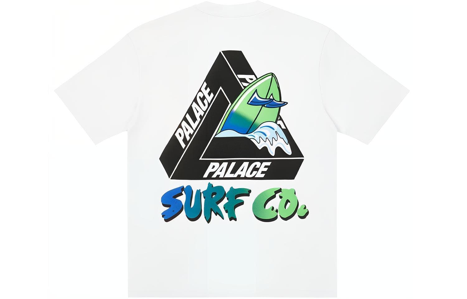 Футболка PALACE SS22 Tri-Surf Co T-Shirt White T - изображение 1