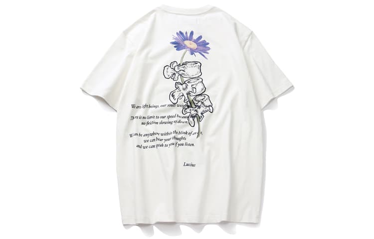 Футболка xVESSEL Purple Daisy Tee White T - изображение 1