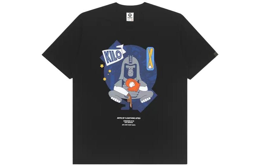 Футболка Aape x Rob Flowers LogoT - изображение 1