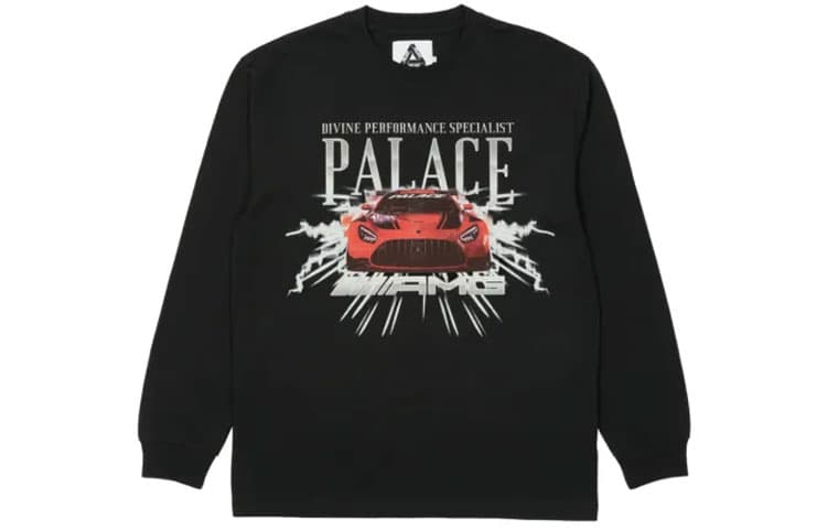 Кофта PALACE SS21 x AMG Longsleeve Black LogoT - изображение 1