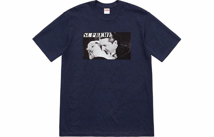 Футболка Supreme SS19 Bela Lugosi Tee Navy - изображение 1