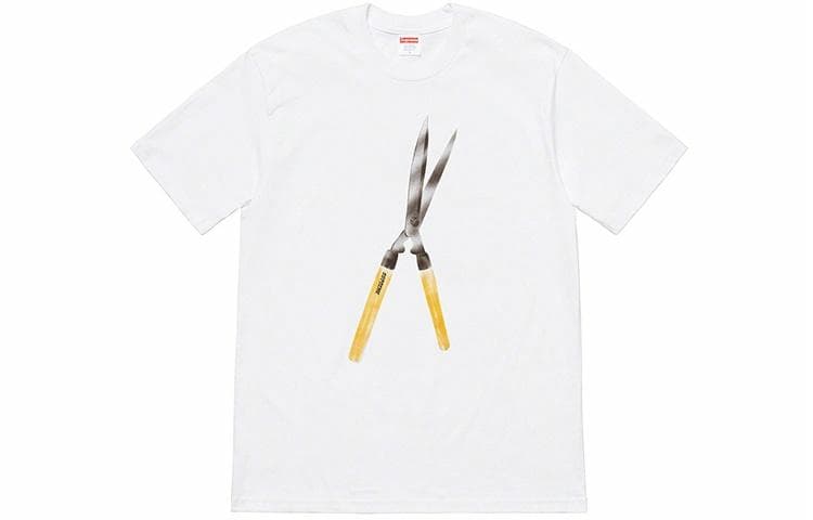 Футболка Supreme SS19 Shears Tee White - изображение 1