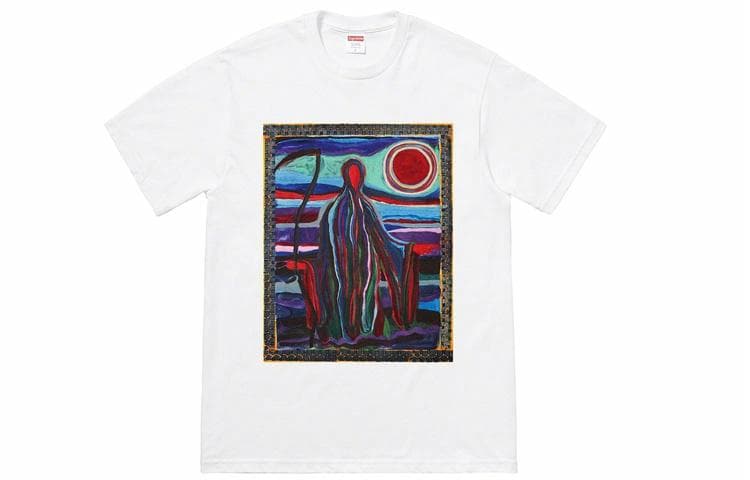 Футболка Supreme SS19 Reaper Tee White - изображение 1
