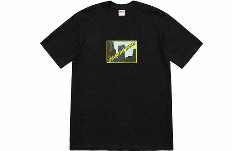 Футболка Supreme SS19 Greetings Tee Black - изображение 1