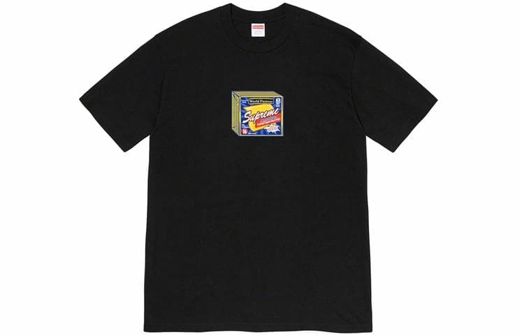 Футболка Supreme Cheese Tee Black - изображение 1