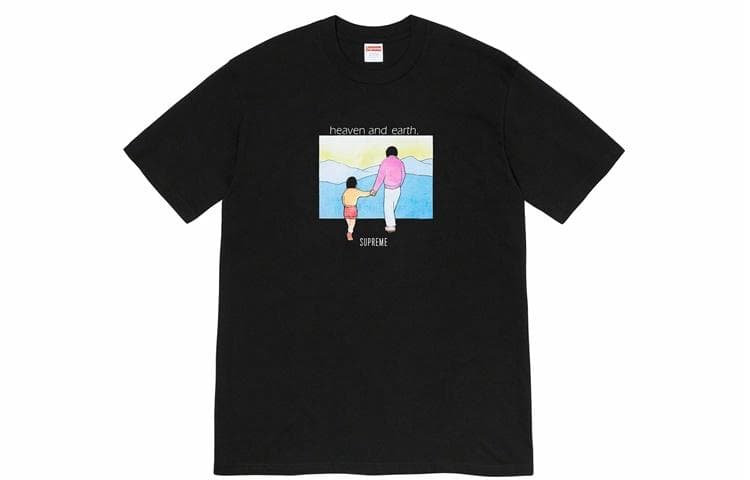 Футболка Supreme Heaven and Earth Tee Black - изображение 1