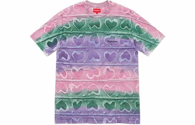Футболка Supreme FW19 Week 3 Hearts Dyed SS Top T - изображение 1