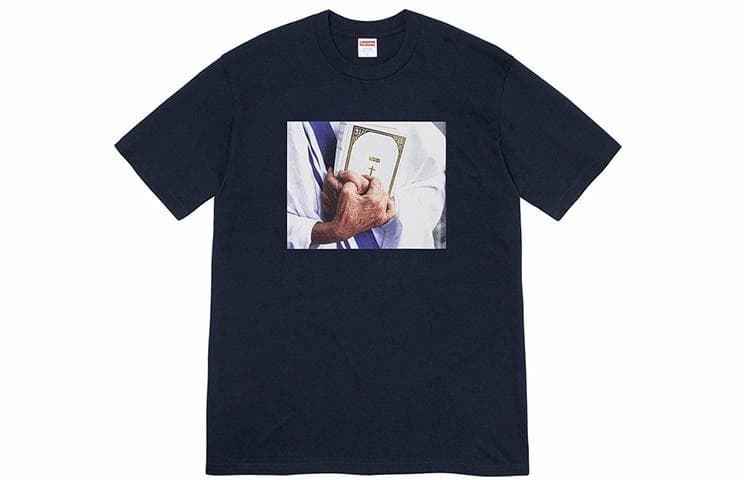 Футболка Supreme Bible Tee Navy - изображение 1