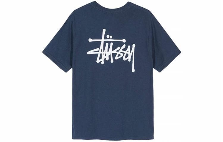 Футболка Stussy Basic Tee Navy - изображение 1