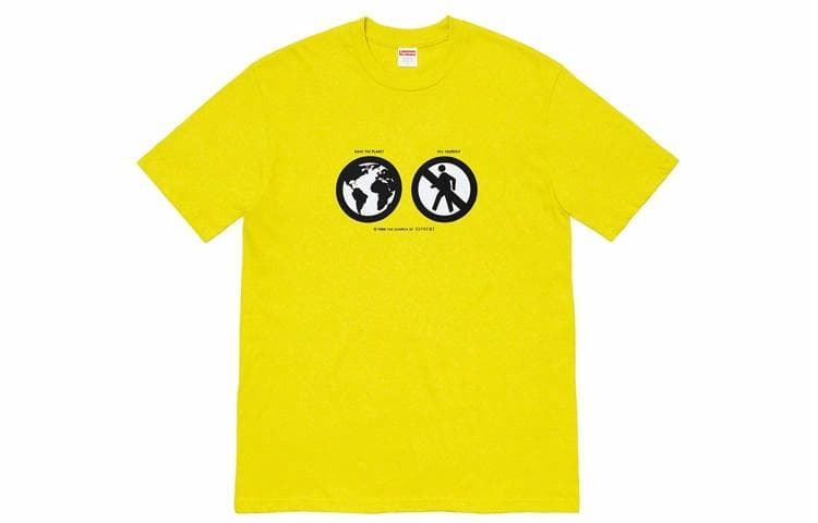 Футболка Supreme FW19 Week 1 Save The Planet Tee Sulfer T - изображение 1