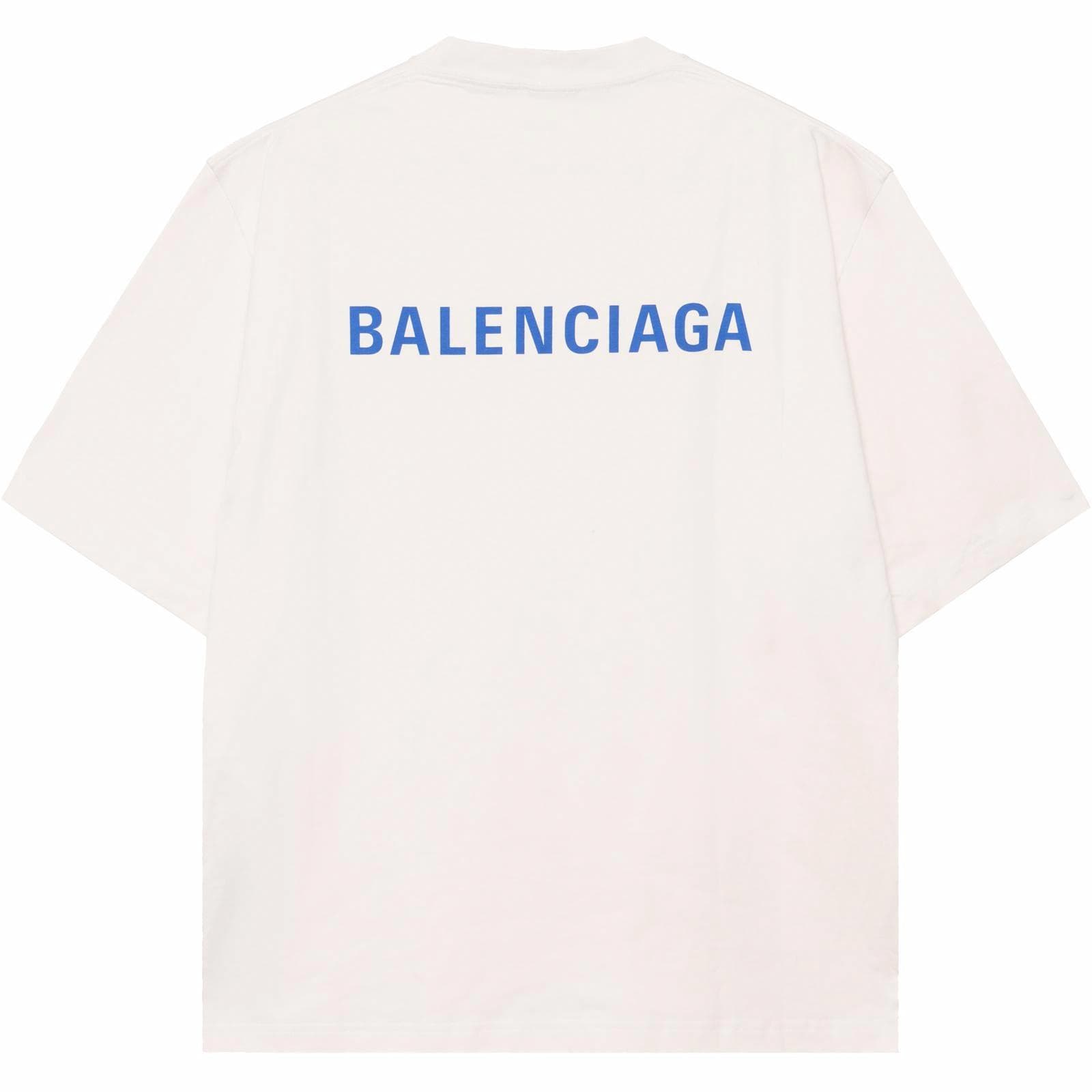Футболка Balenciaga Logo Print T-Shirt - изображение 2