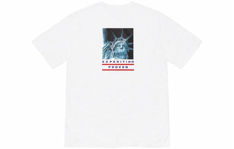 Футболка Supreme x The North Face Statue of Liberty Tee White - изображение 1