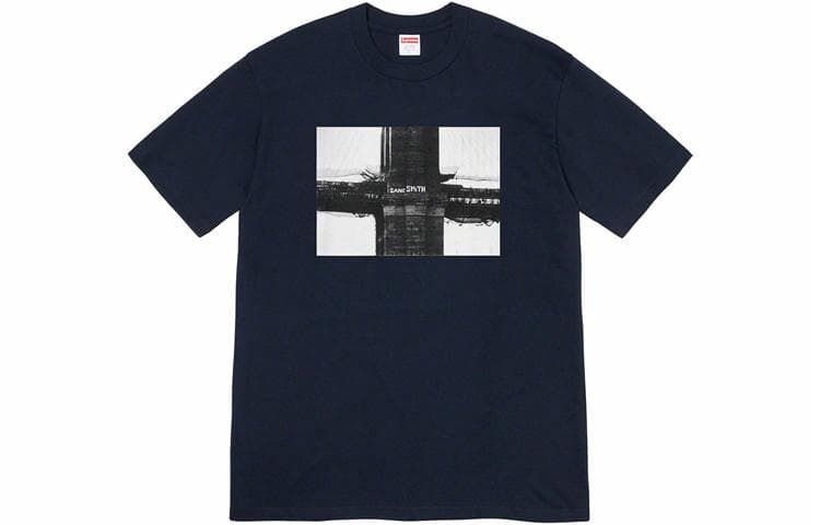Футболка Supreme Bridge Tee Navy - изображение 1