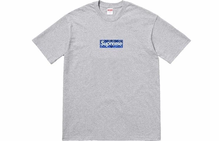 Футболка Supreme FW19 Week 17 Bandana Box Logo Tee T - изображение 1