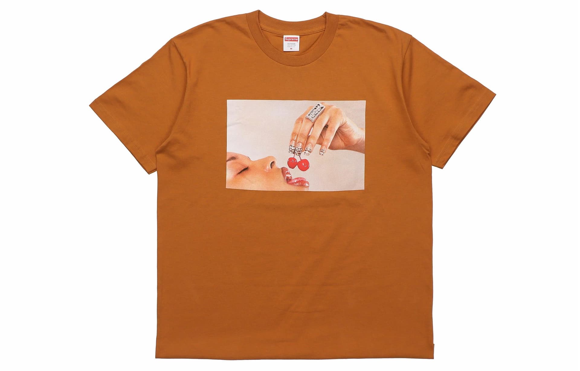 Футболка Supreme Cherries Tee Orange - изображение 1