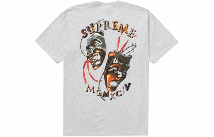 Футболка Supreme Laugh Now Tee Grey - изображение 1