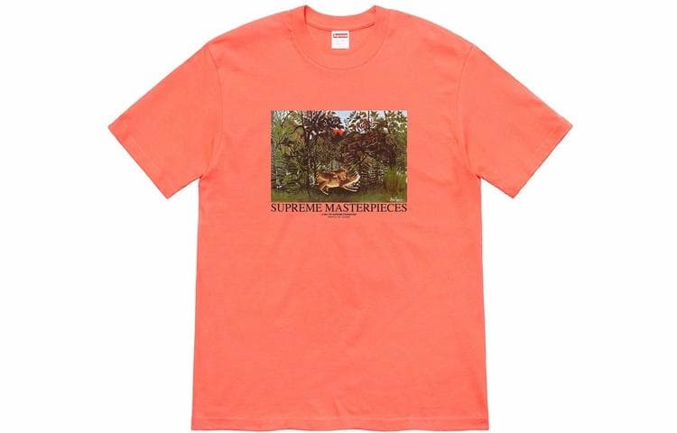 Футболка Supreme Masterpieces Tee Neon Orange - изображение 1