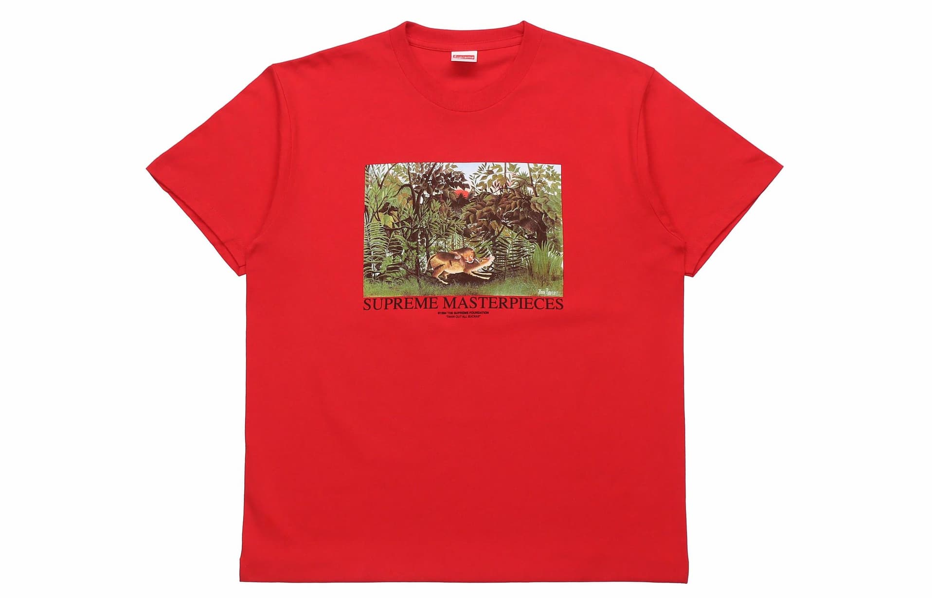 Футболка Supreme Masterpieces Tee Red - изображение 1