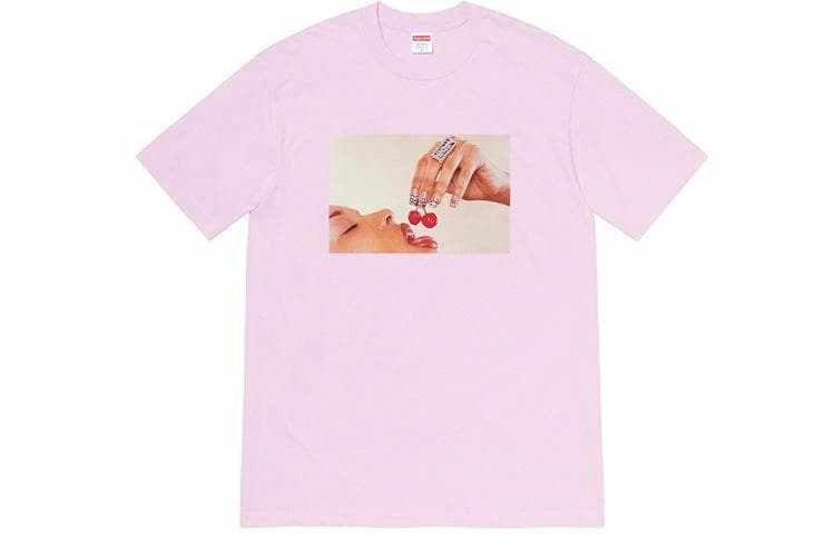 Футболка Supreme Cherries Tee Light Purple - изображение 1