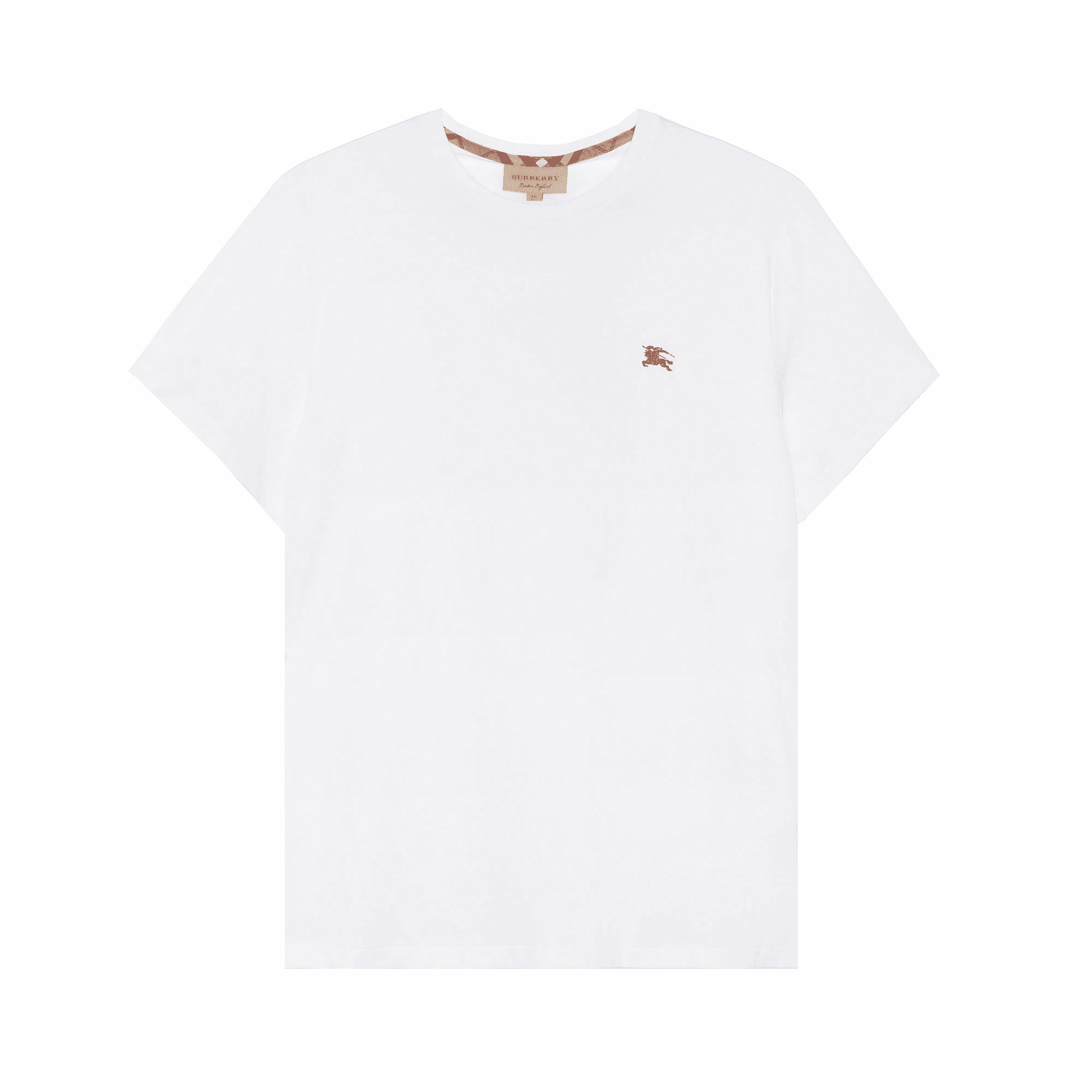 Футболка Burberry Equestrian Embroidered T-Shirt White