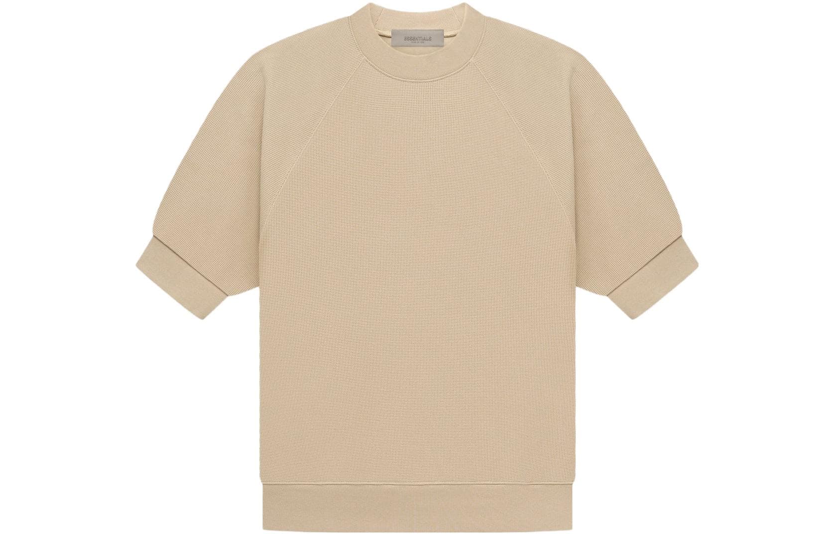Кофта Fear of God Essentials SS23 Ss Waffle Sweatshirt Sand T - изображение 1