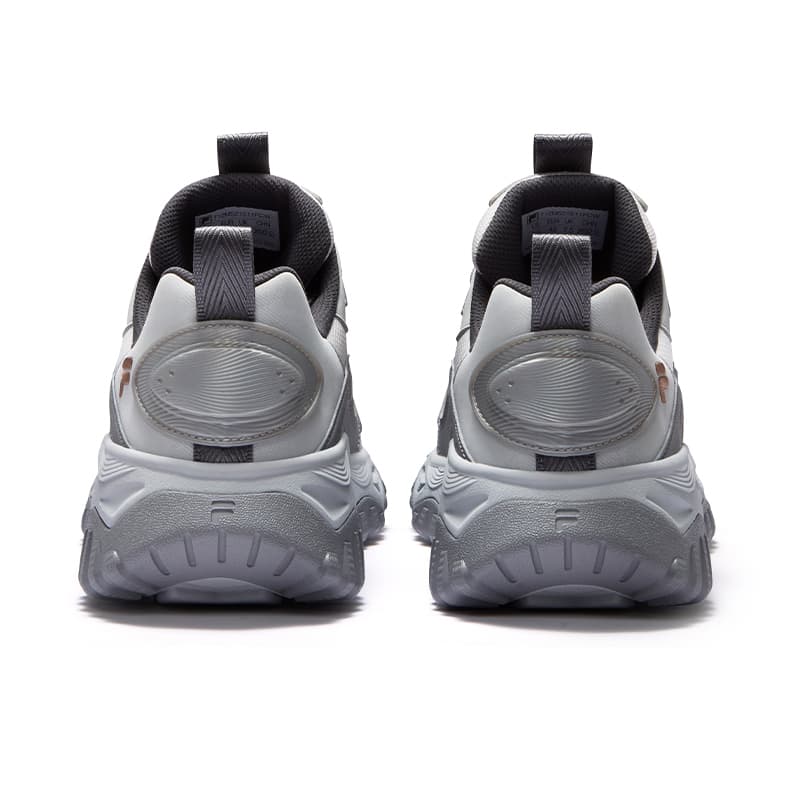 Кроссовки FILA FUSION FREEROAM Wander Shoes Текстиль Синтетическая кожа Низкий верх Повседневная обувь Мужская Серый Белый - изображение 4