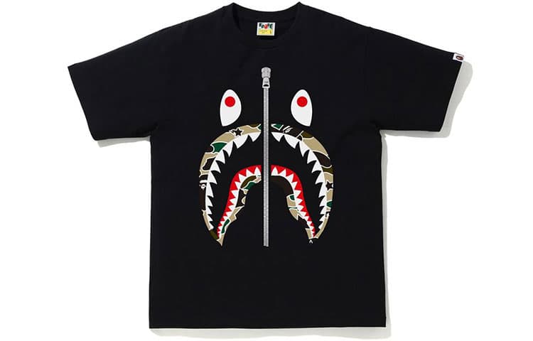 Футболка A BATHING APE Sta Camo Shark Tee T - изображение 2