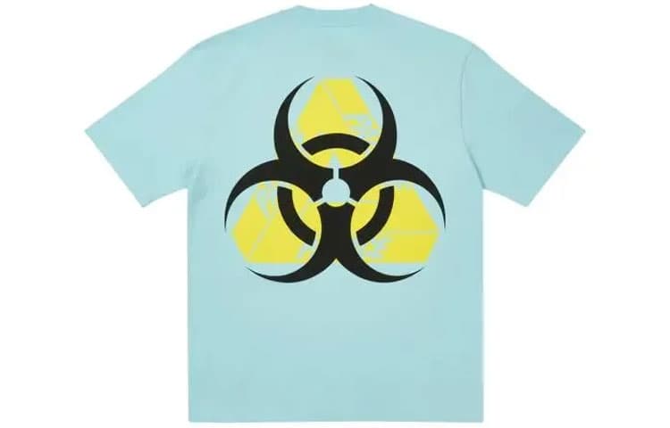 Футболка PALACE Bio Hazard T-shirt Blue LogoT - изображение 1