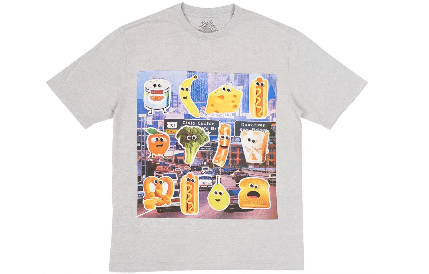 Футболка PALACE Payne T-Shirt Grey Marl T - изображение 1
