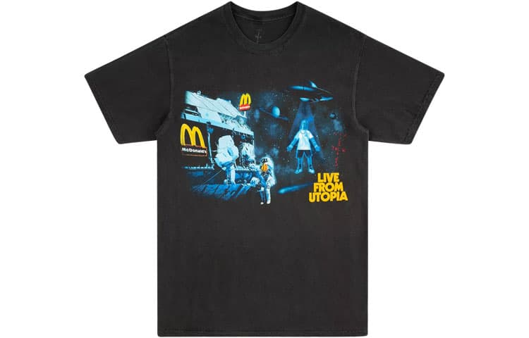 Футболка Travis Scott Cactus Jack x Mcdonald T - изображение 1