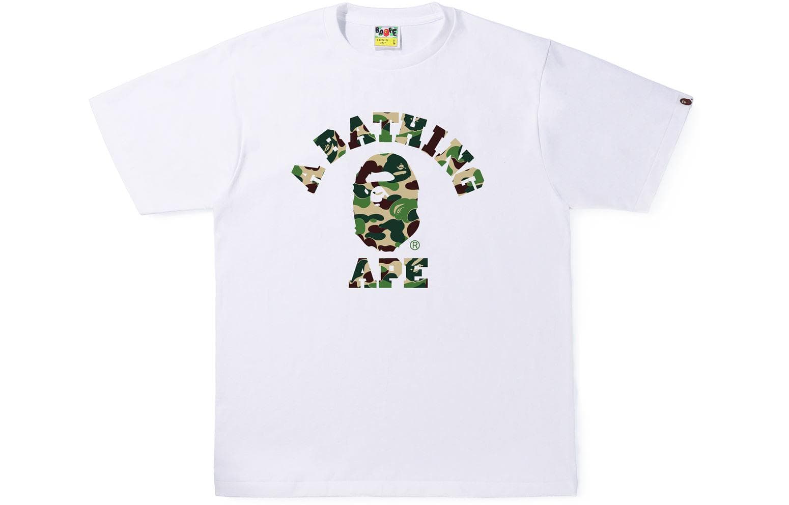 Футболка BAPE Abc Camo College Tee T - изображение 4