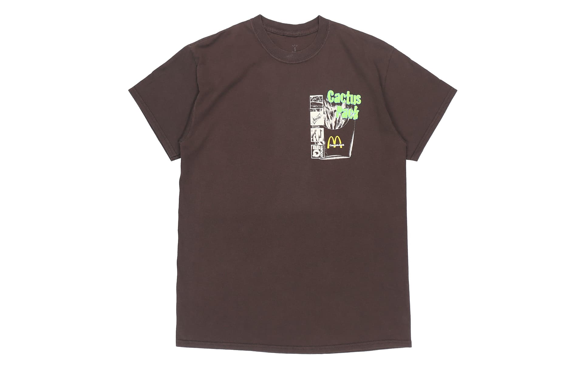 Футболка Travis Scott Cactus Jack x McDonald's CACTUS PACK VINTAGE PROMO Tee LogoT - изображение 1