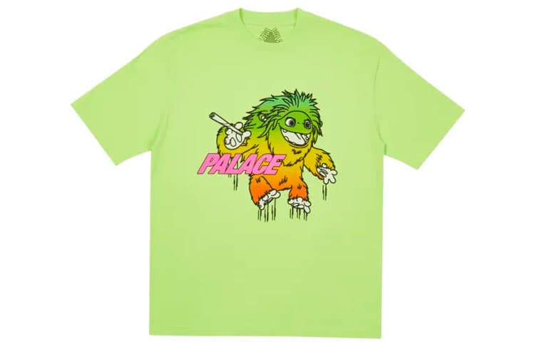 Футболка Palace FW21 Large Up T-Shirt Light LimeT - изображение 1