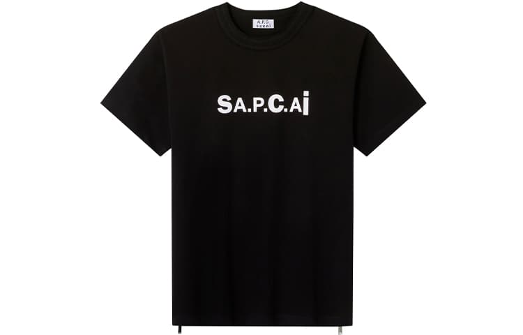 Футболка Sacai x A.P.C. SS21 LogoT - изображение 1