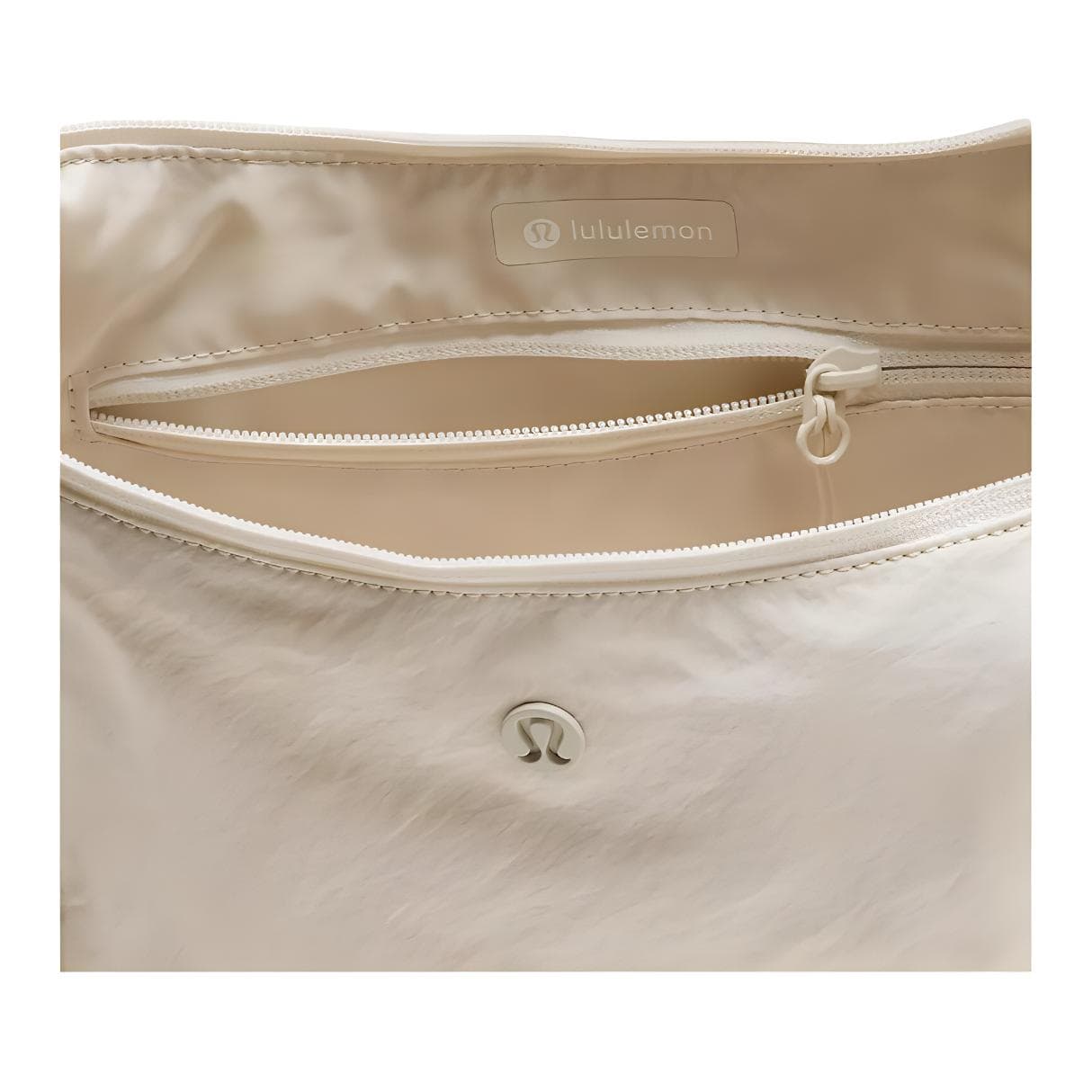 Сумка через плечо Lululemon Переработанный нейлон Сумка через плечо Unisex Light Слоновая кость - изображение 4