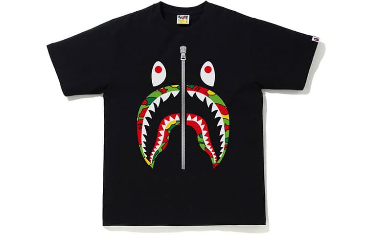 Футболка A BATHING APE Sta Camo Shark Tee T - изображение 1