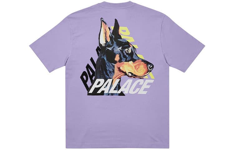 Футболка PALACE SS22 P-3-K-9 T-shirt Violet LogoT - изображение 1