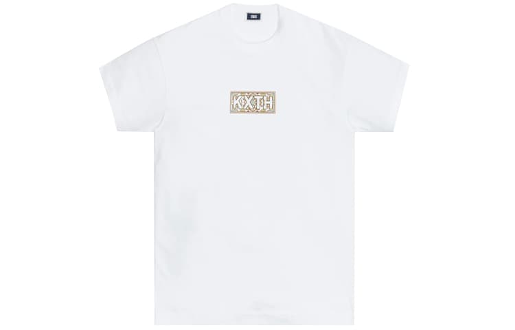 Футболка KITH Beige Moroccan Tile Classic Logo Tee LogoT - изображение 1
