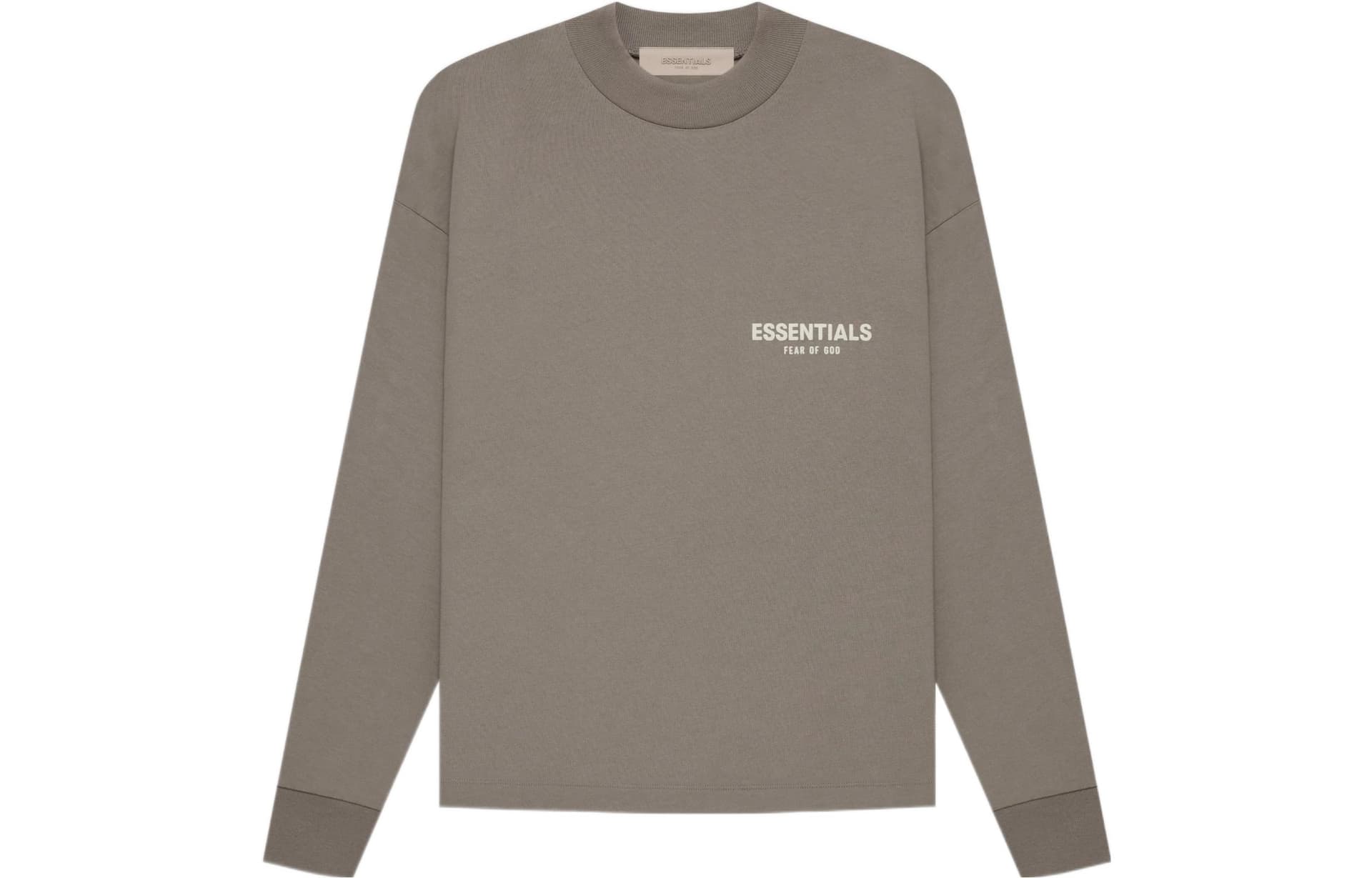 Футболка Fear of God Essentials SS22 Mensessentials Ls Tee Desert Taupe LogoT - изображение 1